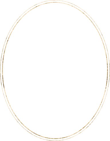 Gold decorative border frame