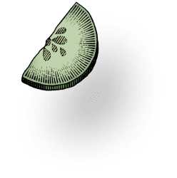 Cucumber decorative element