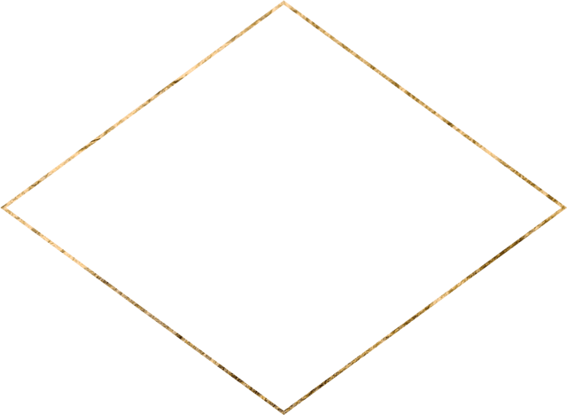 Gold decorative border frame